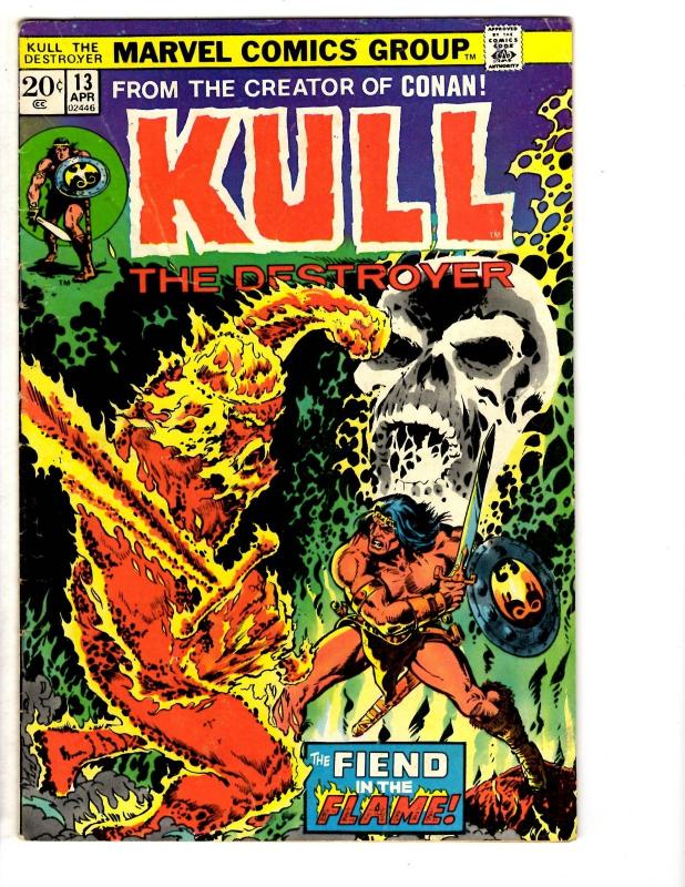 4 Kull Marvel Comic Books The Conqueror # 5 The Destroyer # 13 15 16 Conway WT7