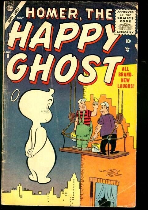 HOMER, THE HAPPY GHOST #8-ATLAS-DAN DECARLO ART VG