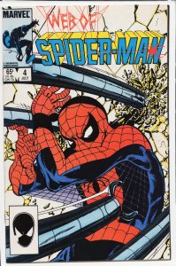Web of Spider-Man #4 (1985) Spider-Man