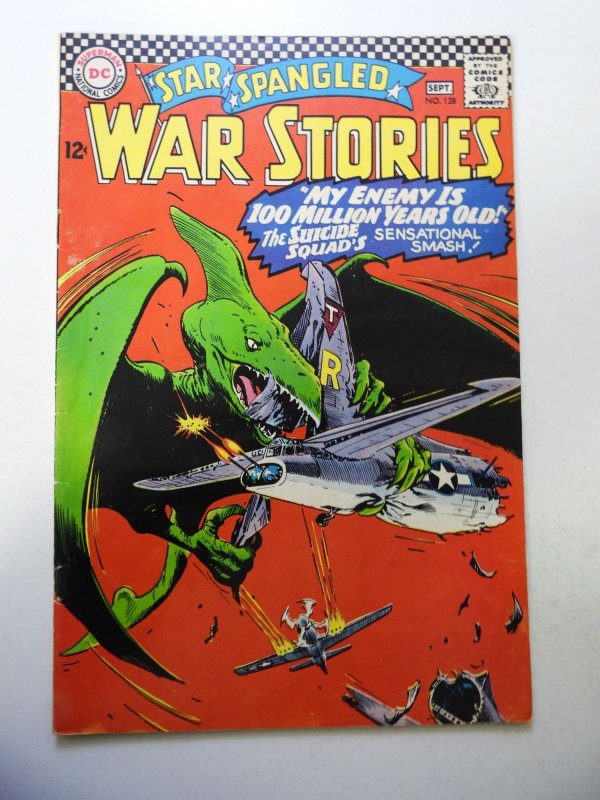 Star Spangled War Stories #128 (1966) VG- Condition moisture stain fc