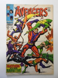 The Avengers #55 (1968) VG Condition 1st Full App of Ultron! tape pull bc