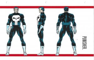 Official Handbook of the Marvel Universe Sheet- Punisher