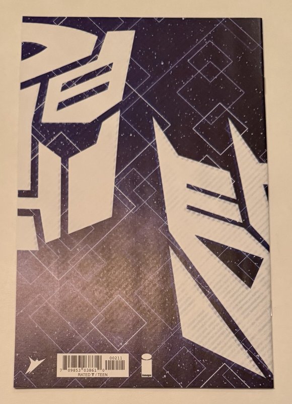 Transformers #2 Cover A Image Comics 2023 NM Daniel Warren Johnson