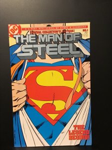 The Man of Steel #1 VF/NM 9.0