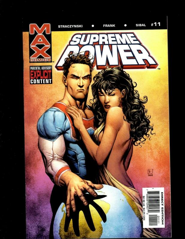 Lot of 10 Supreme Power Max Comic Books #9 10 11 12 13 14 15 16 17 18 HY7