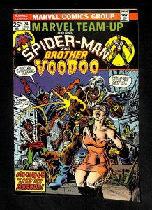 Marvel Team-up #24 Bondage Cover! Brother Voodoo Appearance!