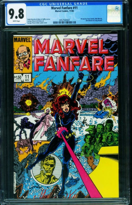 Marvel Fanfare #11 CGC 9.8 -1st appearance of Iron Maiden 1983 2057592007