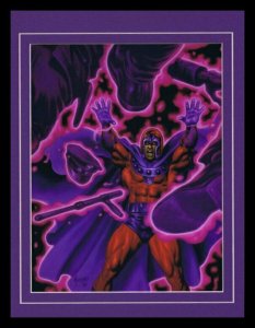 X Men Magneto Framed 11x14 Marvel Masterpieces Poster Display