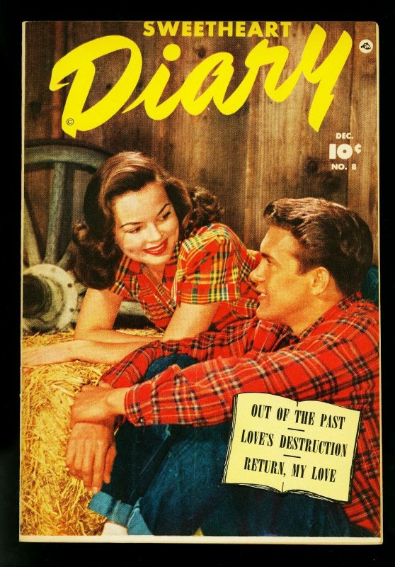 Sweetheart Diary #8 1951-Photo cover-Fawcett Romance- VG/FN