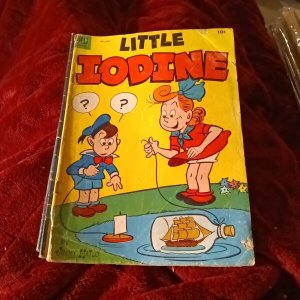 Little Iodine 8 Issue Golden Silver Age Dell Cartoon Comics Lot Run Set girls