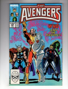 The Avengers #294 (1988) WHO LEADS THE AVENGERS?!  / ECA1c
