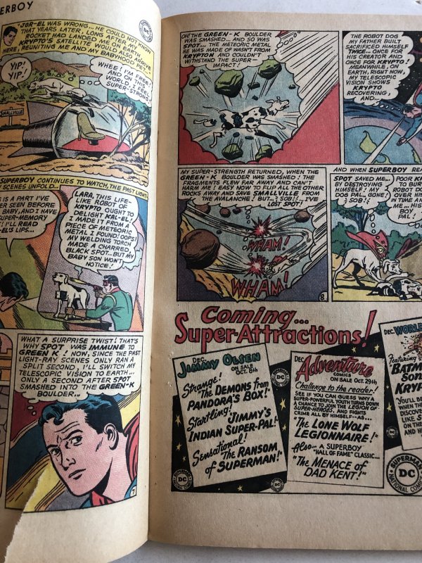Superboy 117,reader, see the ad photos