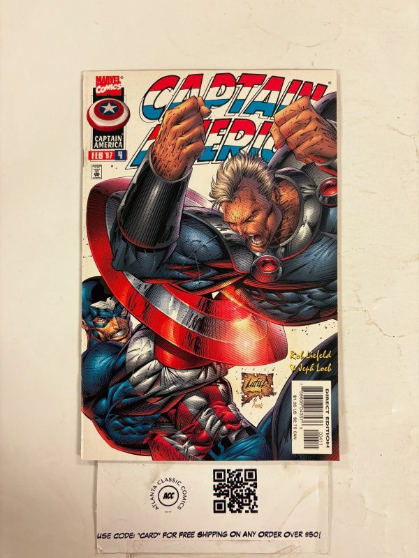 Captain America #4 NM Marvel Comic Books Avengers Liefeld Loeb 25 HH113