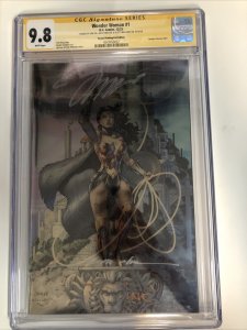 Wonder Woman (2023) #1 (CGC 9.8) Signed Jim Lee  *Alex Sinclair * Scott Williams