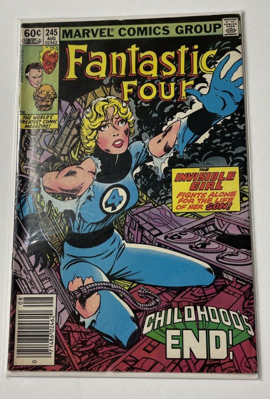 FANTASTIC FOUR #245. Childhood's End by John Byrne. 1982 Newsstand 1st AVATAR VF