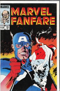Marvel Fanfare #18 (1985) Captain America