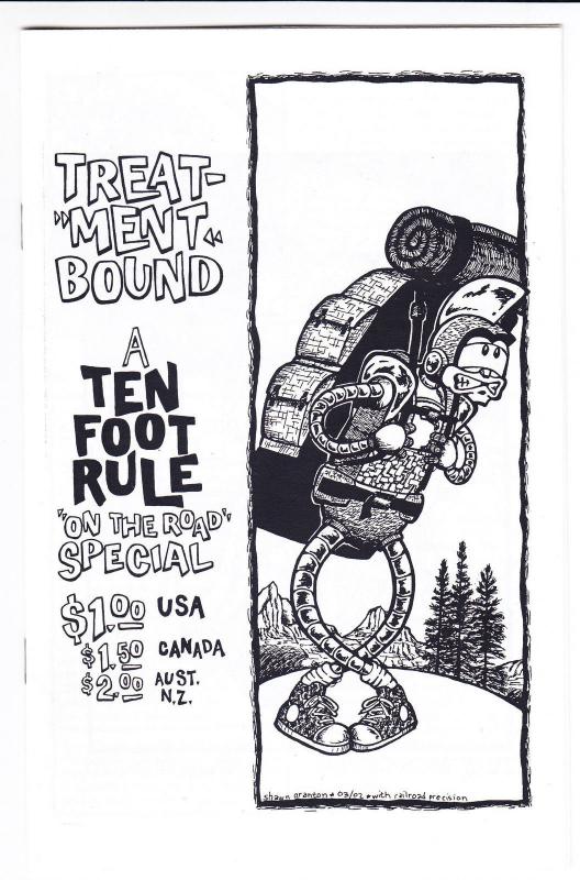 Treatment Bound: A Ten Foot Rule On The Road Special #1 VF/NM shawn granton 2002
