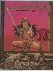 DARK AGES Collection of Fantasy Art, VF/NM, magazine, Corben, Wrightson, 1982