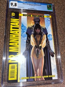 Before Watchmen Dr Manhattan 4, Adam Hughes Cover, CGC Graded 9.8