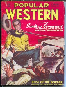 Popular Western 12/1948-Thrilling-gunfight cover-El Condor-Wheeler-Nicholson-VG