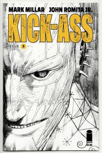 Kick-Ass #3 Cvr B / B&W Variant (Image, 2018) NM