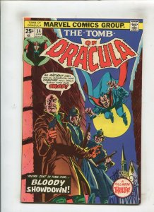 TOMB OF DRACULA #34 (8.0/8.5) BLOODY SHOWDOWN!! 1975