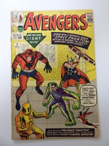 The Avengers #2 (1963)  1st Appearance of the Space Phantom FN- see description