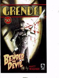 Lot Of 3 Grendel Dark Horse Comic Book #0 God The Devil 0 5 AB5