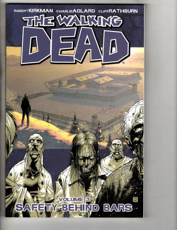 SAFETY BEHIND BARS Walking Dead Vol 3 Image Comics TPB Graphic Novel Comic J312