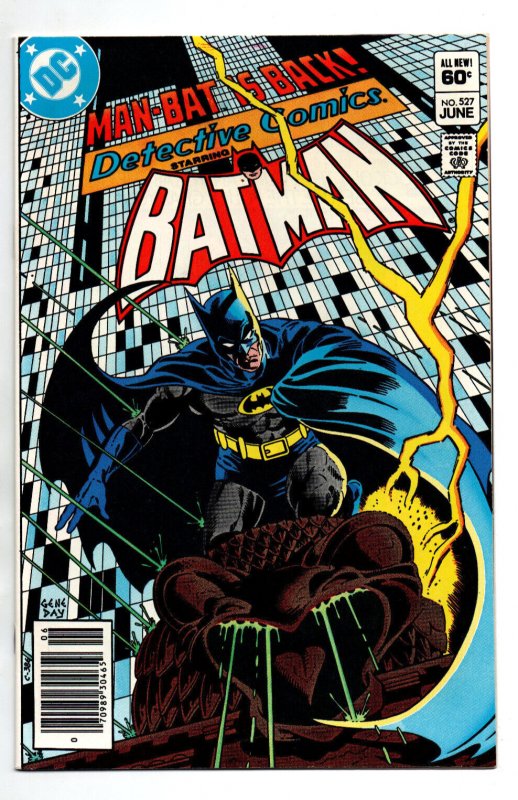 Detective Comics #527 newsstand - Batman - Man-Bat - Green Arrow - 1983 - VF/NM