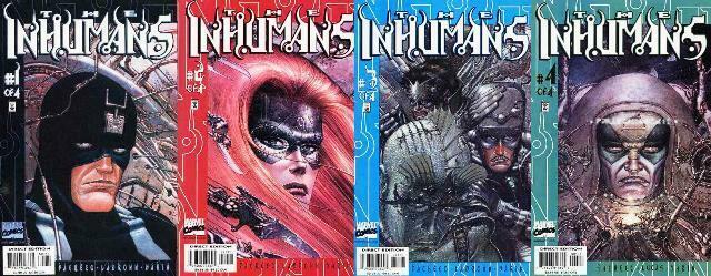 INHUMANS (2000) 1-4  the COMPLETE series!