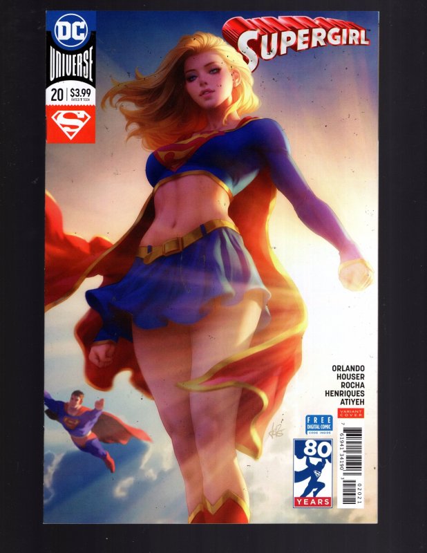 Supergirl #20 (2018) Artgerm Lau VARIANT Cover / MB#12