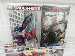 Spider-Men II #1 Variant Edition,2,3,4,5 Beautiful Complete Set! Avg NM- Cond!