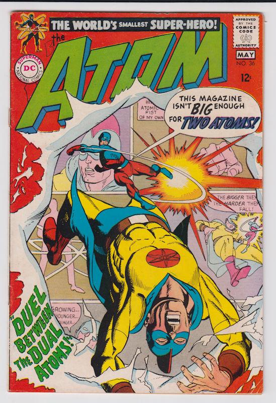 The Atom #36 (Apr-May 1968, DC) 1st Silver Age Appearance of the Golden Age Atom