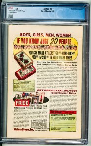 The X-Men #1 (1963) CGC 5.5 Off-White to White Pages