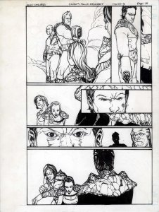 Fathom Blue Descent #3 pg 18 Original Art by Alex Sanchez  -2010 Aspen 