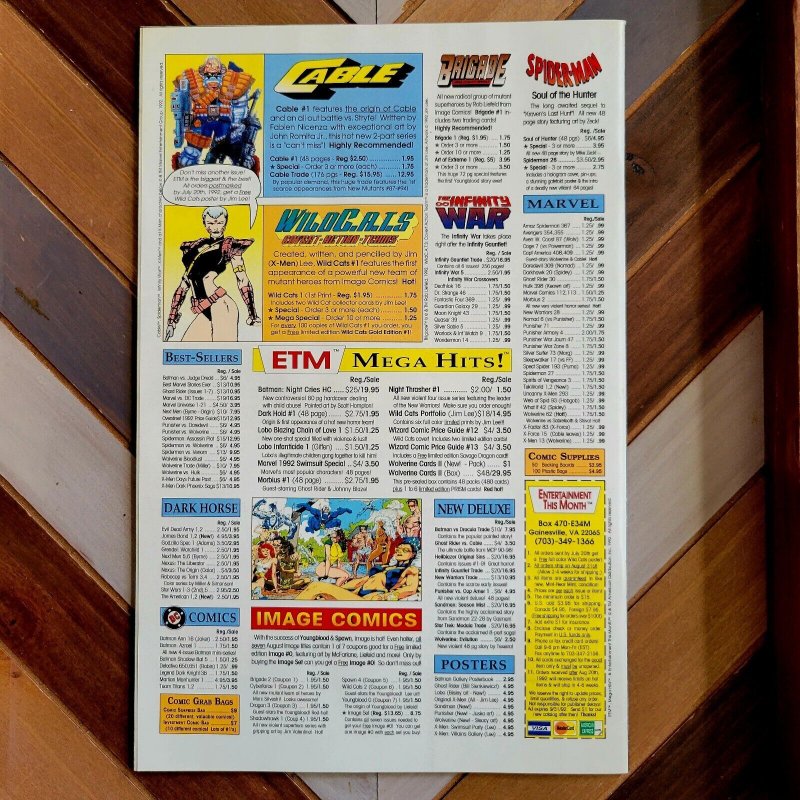 GHOST RIDER & BLAZE: Spirits of Vengeance #1 VF (Marvel 1992) MIDNIGHT SONS