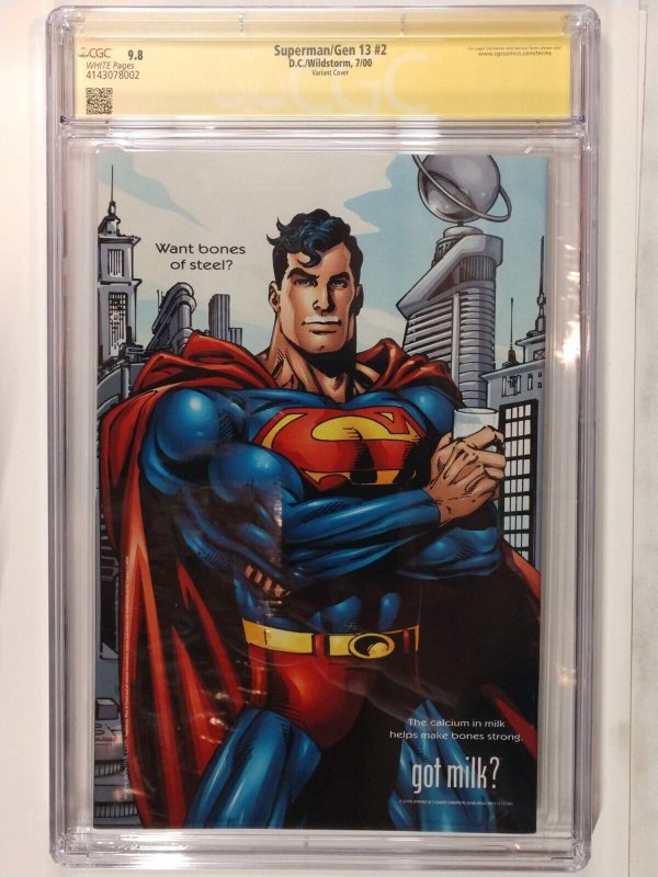 Superman/Gen 13 #2 Variant Signed by Scott Campbell