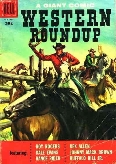 Western Roundup #20 FN ; Dell | October 1957 Roy Rogers