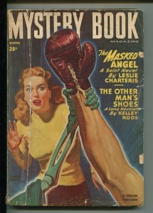 MYSTERY BOOK WINTER 1948-THRILLING-SKELETON COVER- PULP-MACDONALD-good