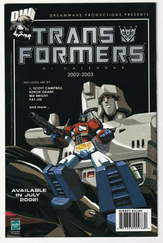 Transformers #2 May 2002 Dream Wave Hasbro