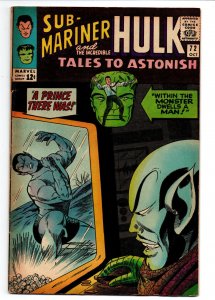 Tales to Astonish #72 - Hulk - Namor - 1965 - FN 