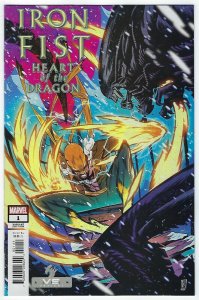 Iron Fist Heart Of The Dragon # 1 Jacinto Variant NM Marvel