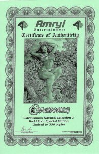 Cavewoman: Natural Selection #2 Budd Root Special Edition (2012) Ltd to 750