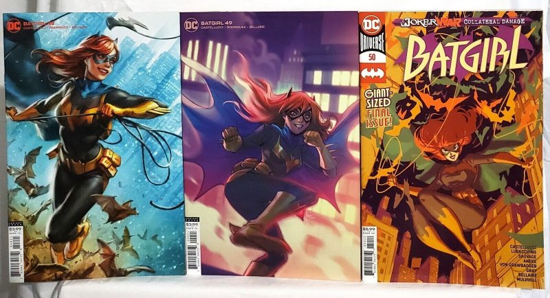 BATGIRL #48 - 50 Variant Covers Joker War Collateral Damage DC Comics