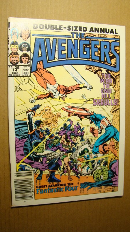 AVENGERS KING-SIZE ANNUAL 14 *NM 9.4* VS SKRULLS FANTASTIC FOUR 1ST PRINCE DEZAN