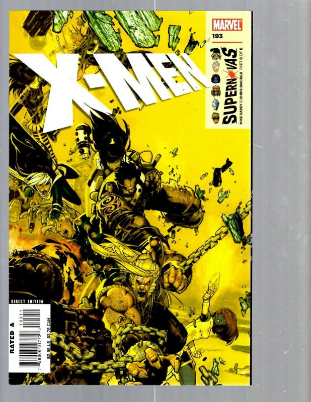 11 Marvel Comics X-Men #192 193 194 195 196 197 198 199 200 201 202 EK17