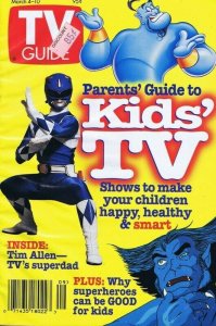 ORIGINAL Vintage TV Guide Mar 4 1995 Power Rangers X-Men Beast Aladdin