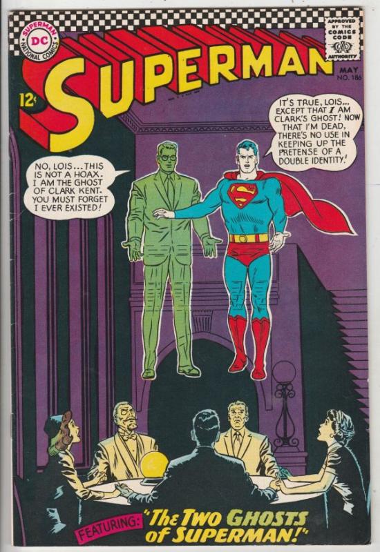 Superman #186 (May-66) VF/NM High-Grade Superman