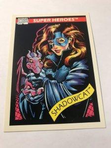 SHADOWCAT #25 card : 1990 Marvel Universe Series 1, NM/M, X-Men, dragon pet